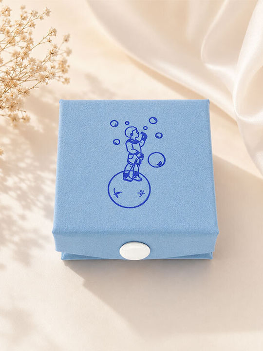 Ios Kinder Amulette Beidseitig mit Jesus Christus aus Silber KSPP3