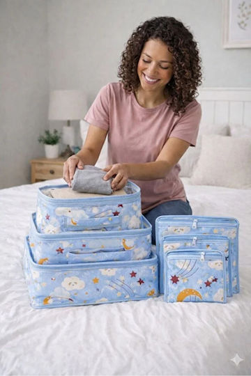 SteweHome Maternity Bag Shoulder/Handbag Blue