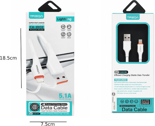 Treqa USB-A to Lightning Cable CA-8932