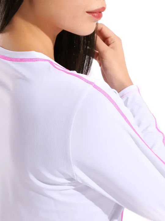 Arena Women's Long Sleeve Sun Protection Shirt White