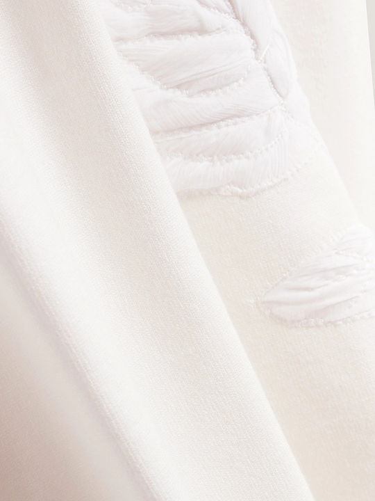 Γυναικεία Μπλούζα Αμάνικη Ivory