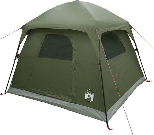 vidaXL Σκηνή Camping Χακί 244x213x183εκ.