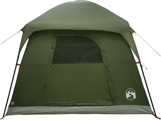 vidaXL Σκηνή Camping Χακί 244x213x183εκ.