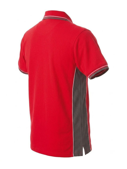 JRC Ankara Men's Promotional T-Shirt Short Sleeve Red/Grey