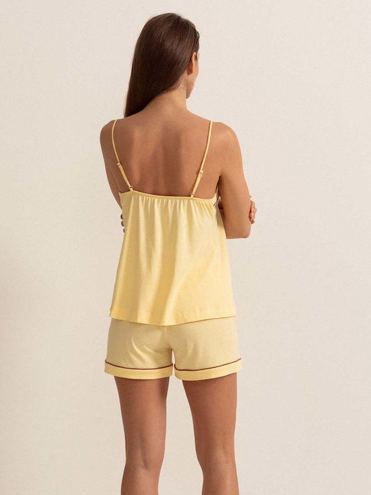 Sofiaman Sofiaman Sommer Damen Schlafanzug Bluse Ana Modal