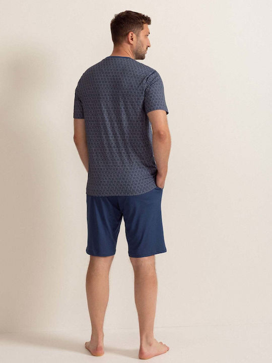 Sofiaman Sommer Herrenpyjama Bluse Baumwolle Garet