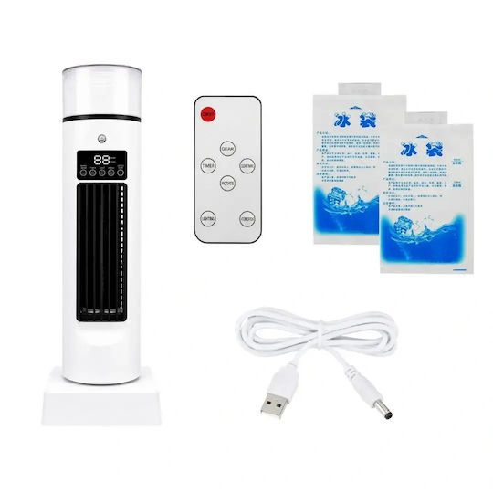 Tragbare Mini-Klimaanlage Luftkühler 6 Geschwindigkeiten Sofe Kühle