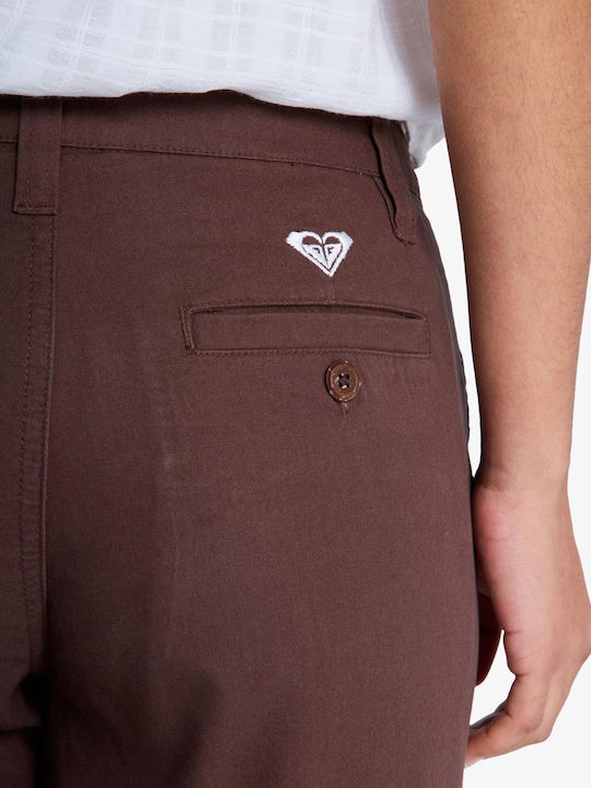 Women's Fabric Trousers Brown