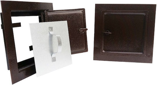 Brown Chimney Door 140*140mm Small Dk 05 Ma-bra