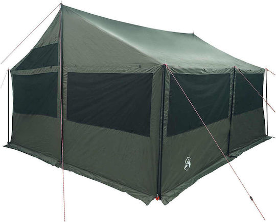 vidaXL Къмпинг сцена Каки 600x400x268см