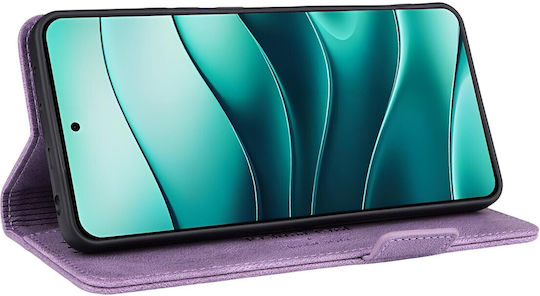Book Tempered Glass Μωβ (Poco M7 Pro)