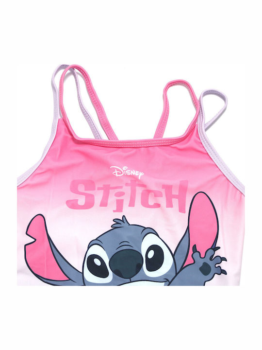 Disney Lilo & Stitch Kids One-Piece Swimwear Gradient Pink With Lilac