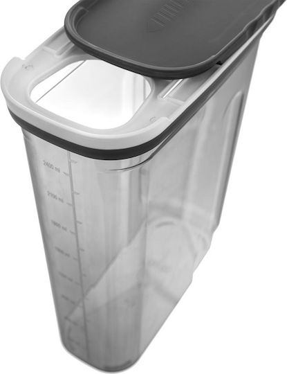 Orion Jar for Sugar / Cereals with Grey Lid 2700ml
