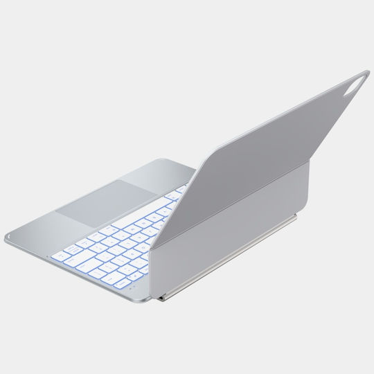 Typecase Edge Pro Tastatur Ipad Air 13" M2 2024 M3 2025 M4 2026 Silber