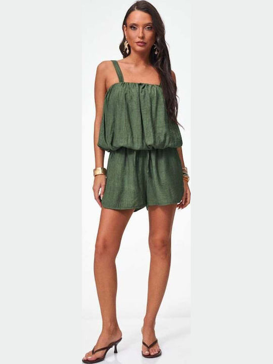 Women's Set with Shorts Khaki