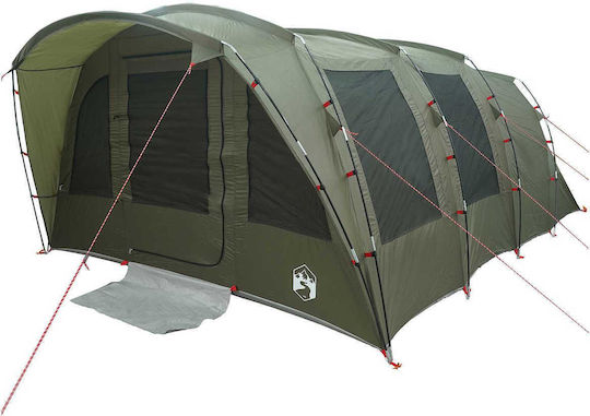 vidaXL Къмпинг тунел Каки 427x315x178см