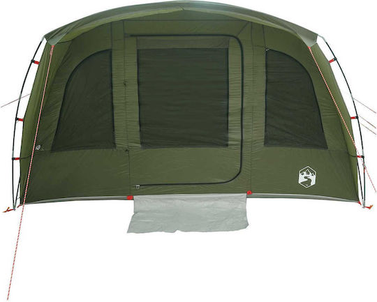 vidaXL Къмпинг тунел Каки 427x315x178см