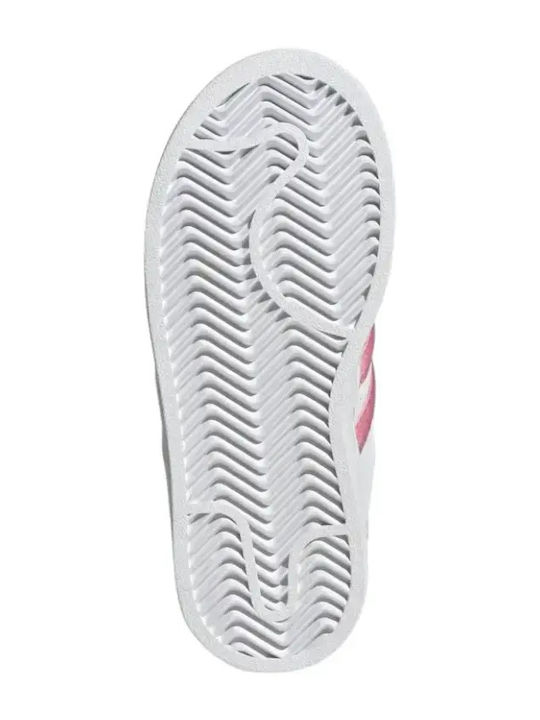 Superstar Ii Kids Sneakers with Hoop & Loop Closure White