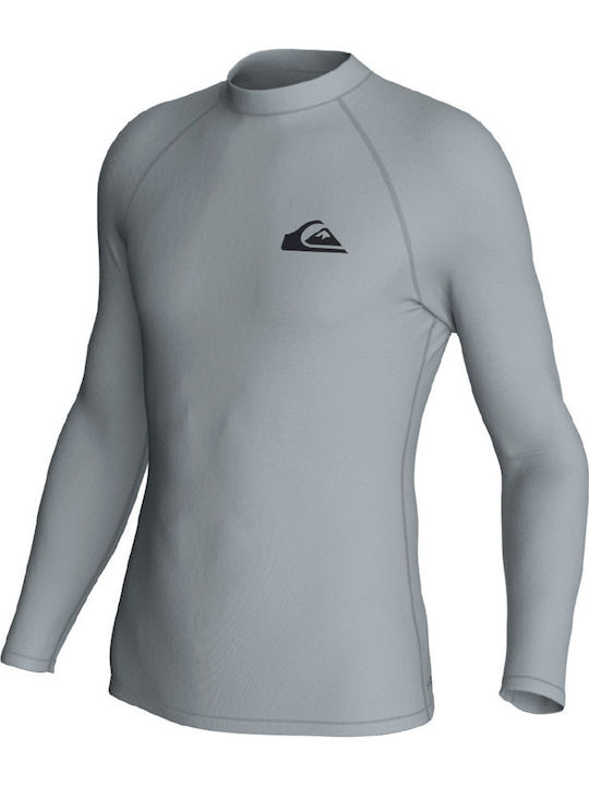 Quiksilver Everyday UPF 50 Men's Long Sleeve Sun Protection Shirt Grey