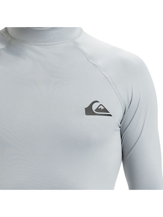 Quiksilver Everyday UPF 50 Men's Long Sleeve Sun Protection Shirt Grey
