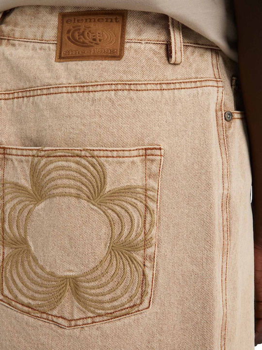 Ανδρική Βερμούδα Τζιν Beige