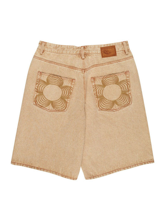 Ανδρική Βερμούδα Τζιν Beige