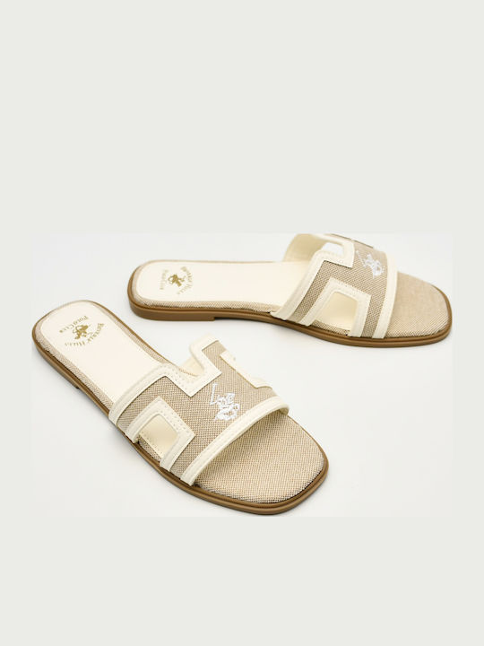 Women's Beige Flat Sandals