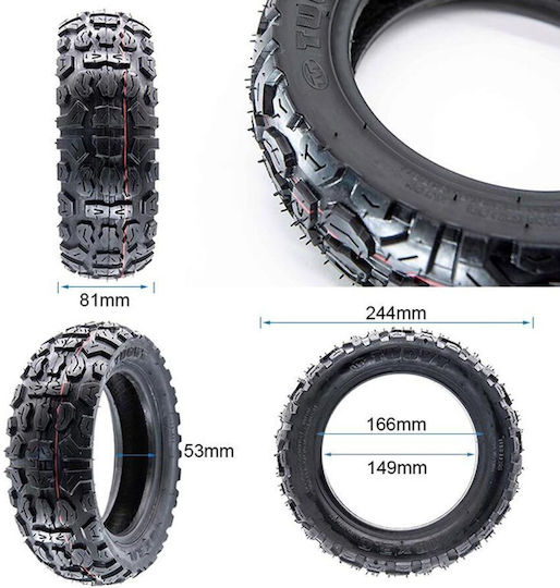 Off Road Λάστιχο Ηλεκτρικό Πατίνι Ewheel 10x3-6