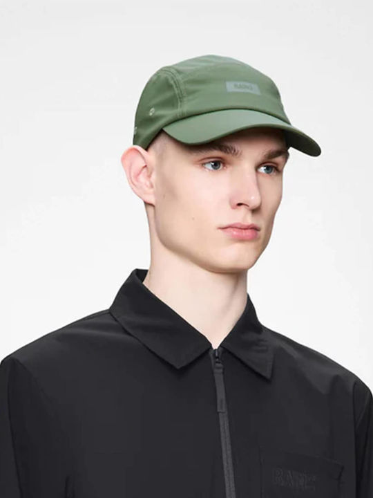 Unisex Καπέλο Rains 5 Panel W1 Green 5711747609207