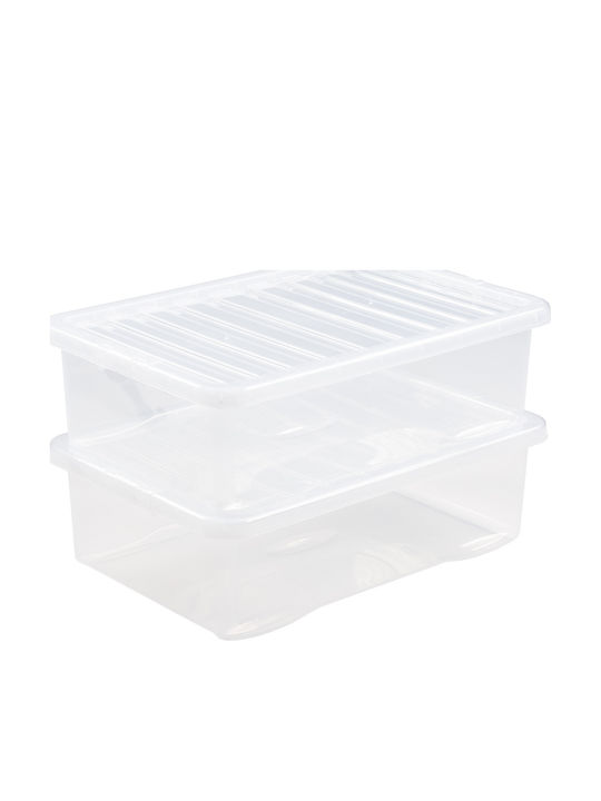 Wham Plastik Aufbewahrungsbox mit Deckel 32lt