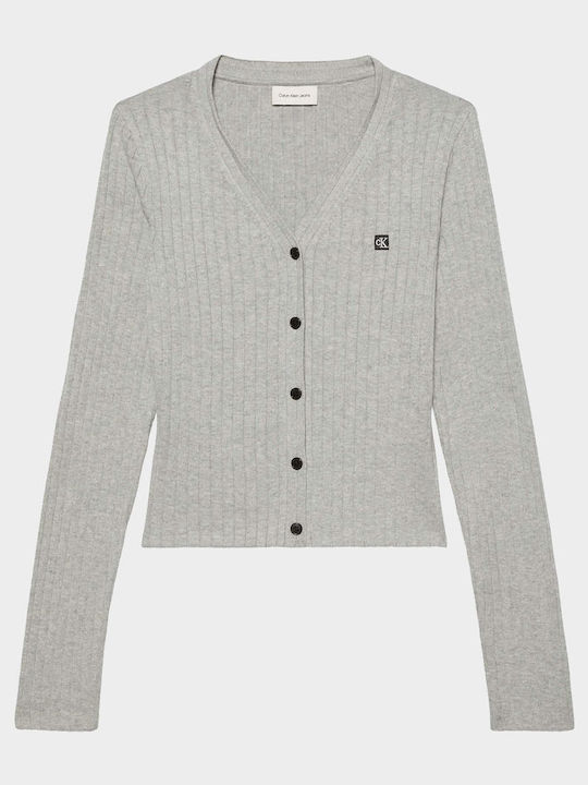 Γυναικεία Πλεκτή Ζακέτα Grey Melange