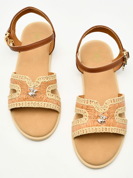 Women's Flat Sandals Brown