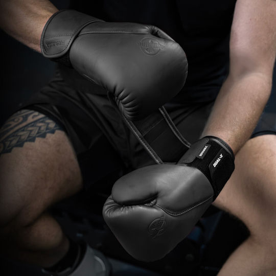 Hayabusa Boxing Gloves Leather Competition Black