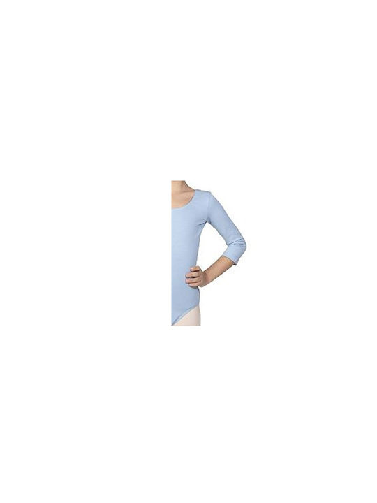 Kapola Κορμάκι Ρυθμικής Μπαλέτου G6000-11 Light Blue Μπλε