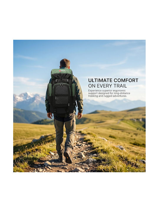 Cardinal Mountaineering Backpack 90lt Waterproof Khaki Expedition