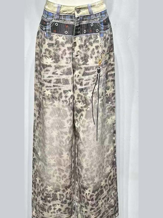 Women's Jean Pants in Wide Leg Style