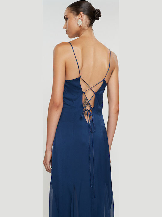 Summer Maxi Evening Dress Royal Blue