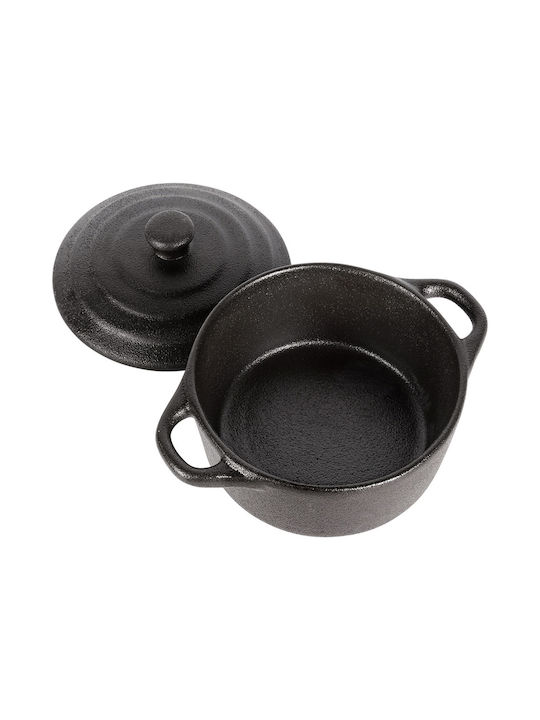 Vilde Round Individual Heat-Resistant Cookware Made of Porcelain with Lid 15x11x5.5cm 6 Pieces Vilde Round Individual Heat-Resistant Cookware Made of Porcelain with Lid 15x11x5.5cm 6 Pieces