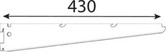Double Shelf Bracket Arwd420 430 White