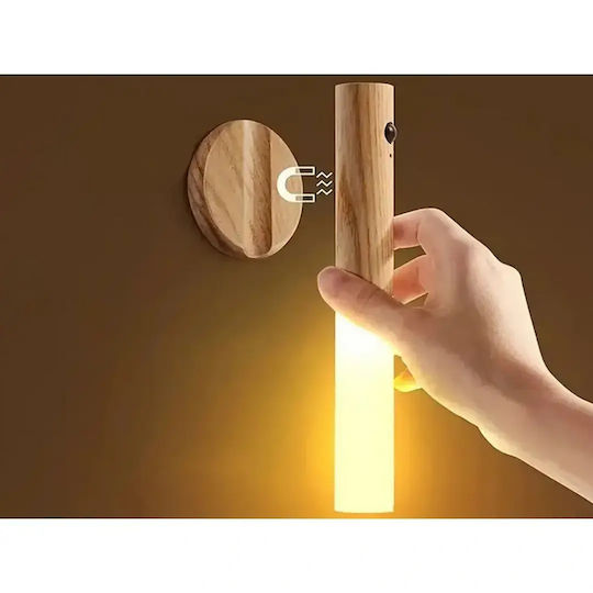 Verk Group Презареждащо се LED Осветително Тяло за Гардероби с Батерийно Захранване, Датчик за Движение и Самозалепващо се Монтиране
