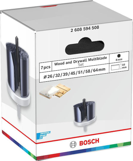 Bosch Комплект пили за отвори за дърво