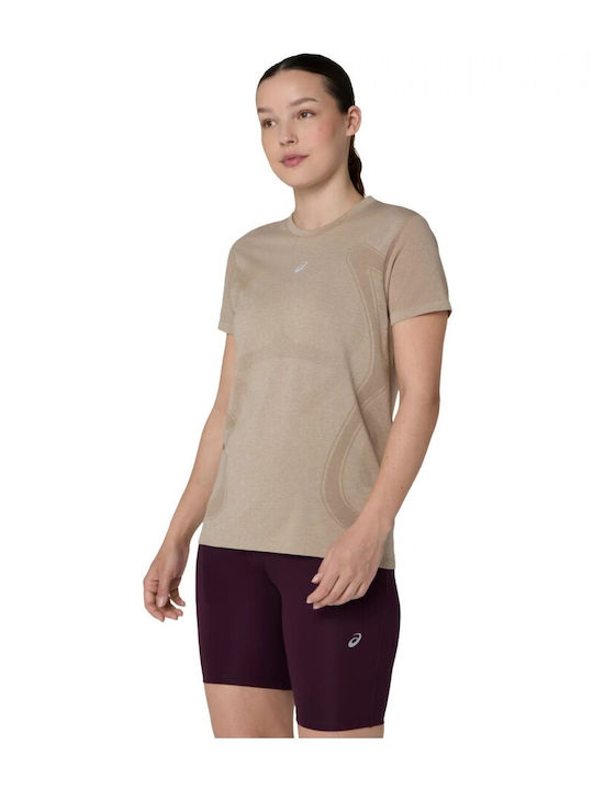 ASICS Road Seamless Ss Μπλούζα Γκρι