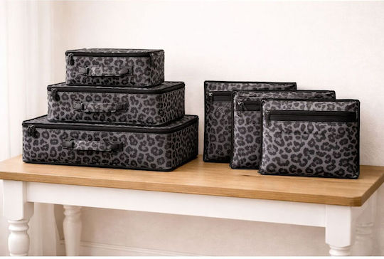 SteweHome Accesorii pentru bagaje Negru 6 buc