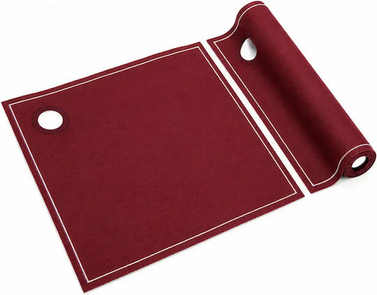GTSA Champagne And Wine Towel Burgundy 40x40cm 12pcs