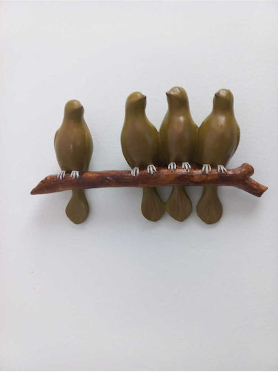 SteweHome Handmade Green Wall Decor 27x15cm