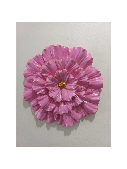 SteweHome Διακοσμητικό Τοίχου Χειροποίητο Ροζ 25x25cm