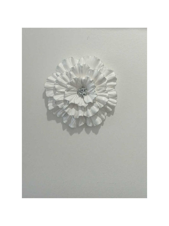 SteweHome Wall Decor Handmade White 16.5x16.5cm