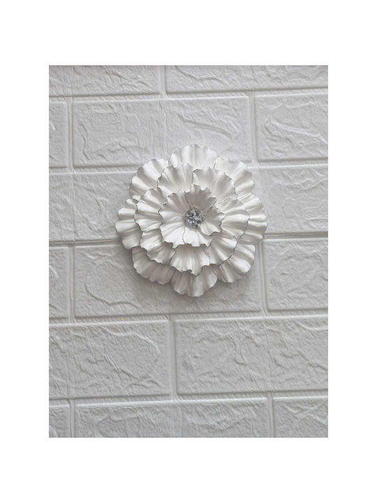 SteweHome Wall Decor Handmade White 16.5x16.5cm
