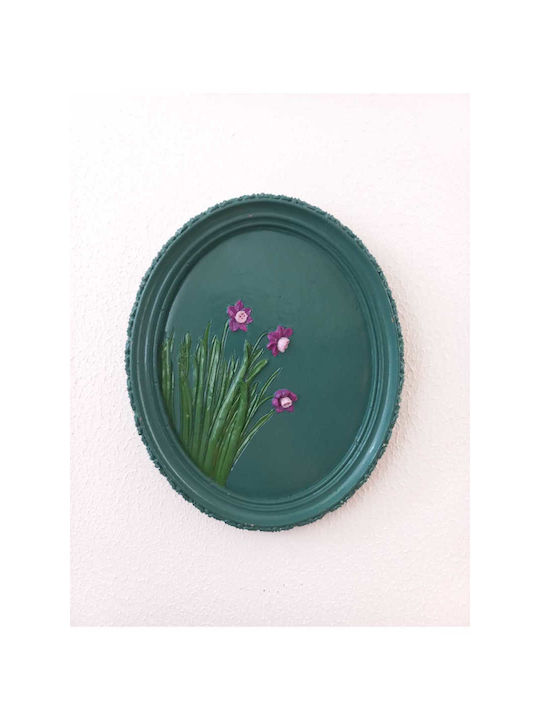 SteweHome Διακοσμητικό Τοίχου Πράσινο 21x17.5cm