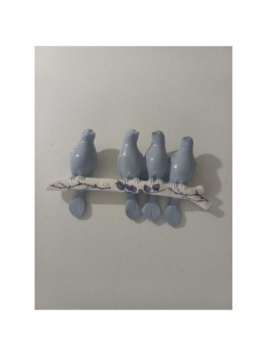 SteweHome Handmade Grey Wall Decor 27x15cm
